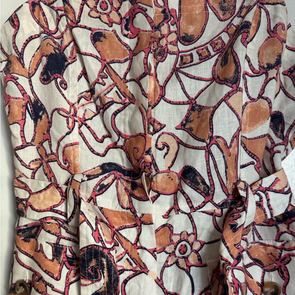 A.L.C. Multicolor Abstract Romper - Picture 6 of 13